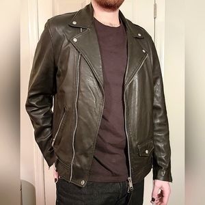 All Saints Milo Leather Biker Jacket